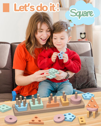 Montessori Toys for 1 2 3 Year Old Boy Girl