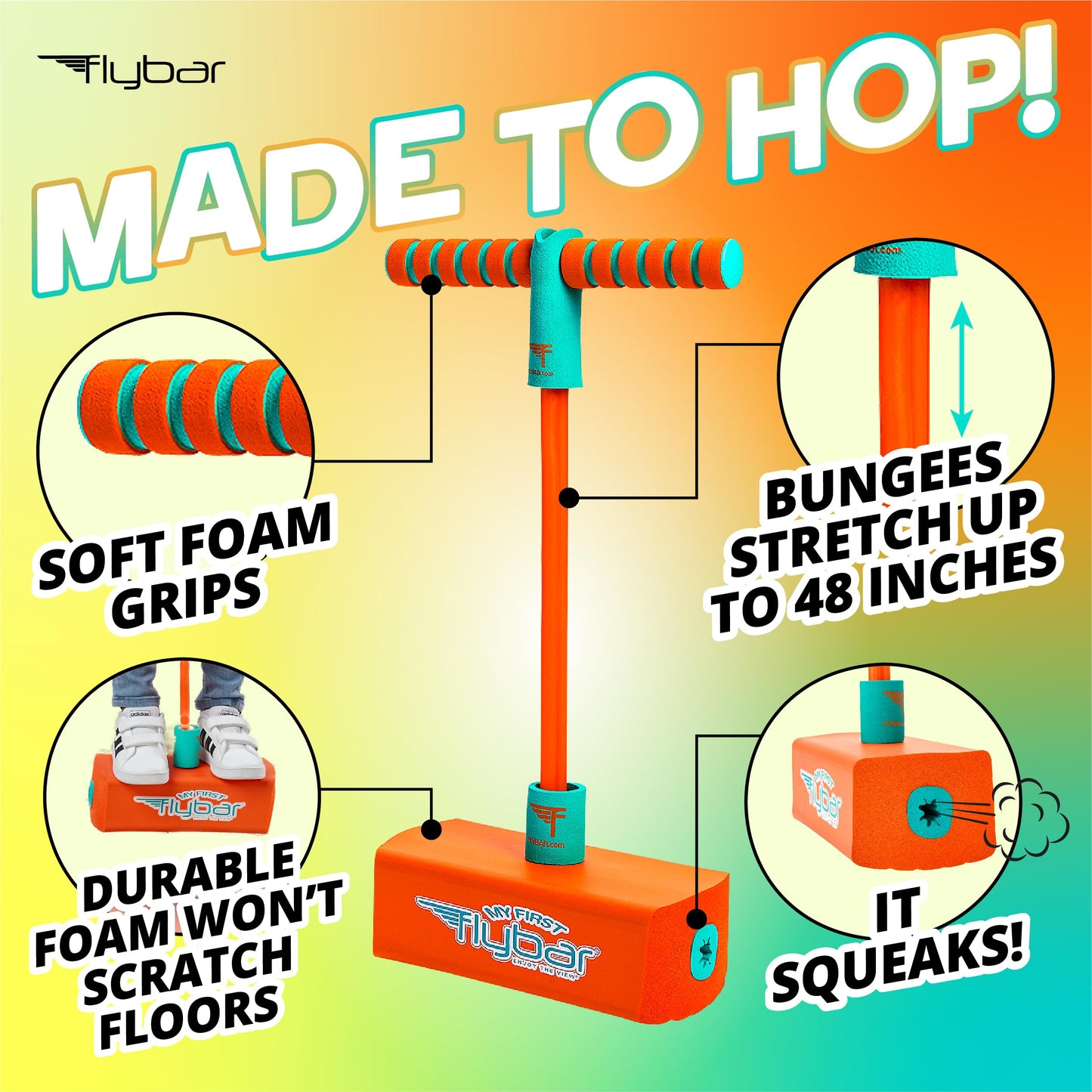 Flybar My First Foam Pogo Jumper for Kids