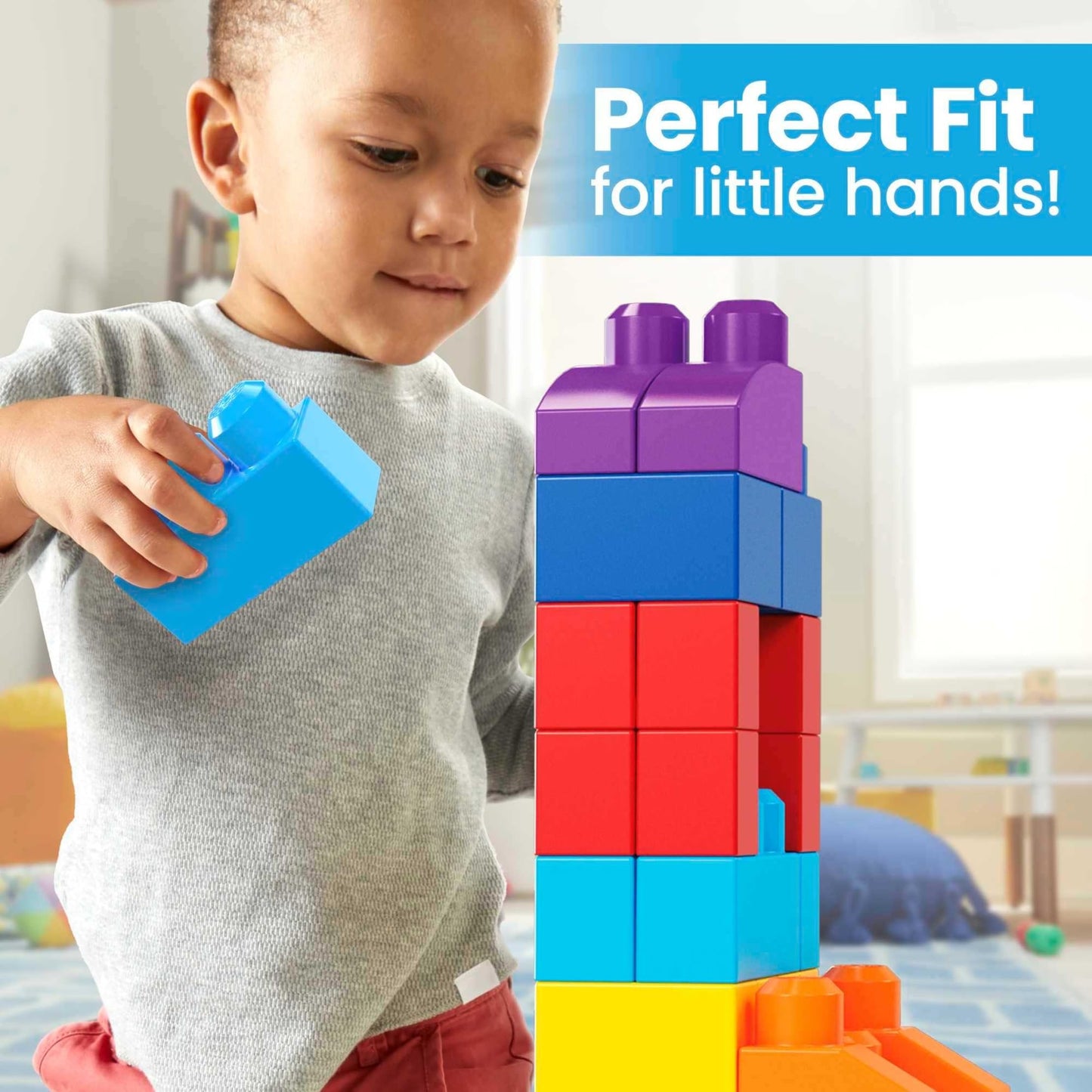 MEGA BLOKS First Builders Toddler Blocks Toys Set