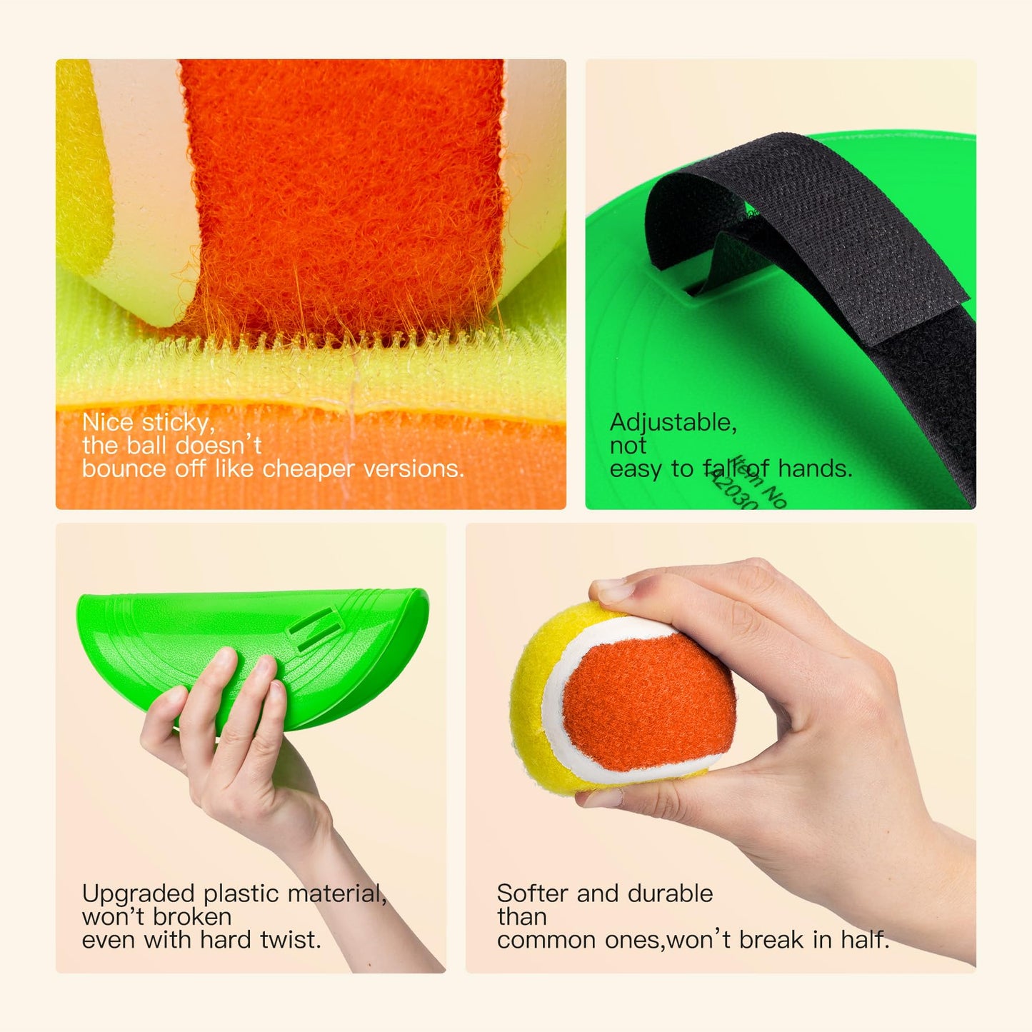 Upgraded Toss and Catch Ball Game Set
