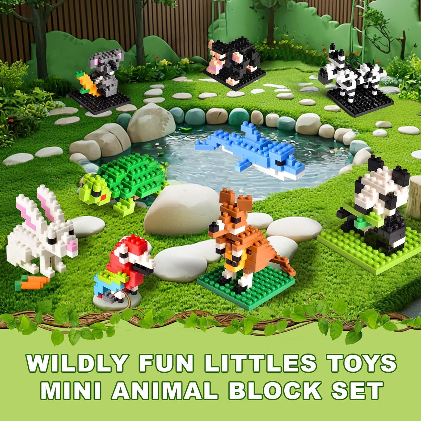 Mini Animals Building Blocks Sets
