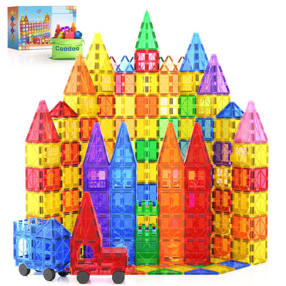 100PCS Magnetic Tiles STEM Building Toys Set