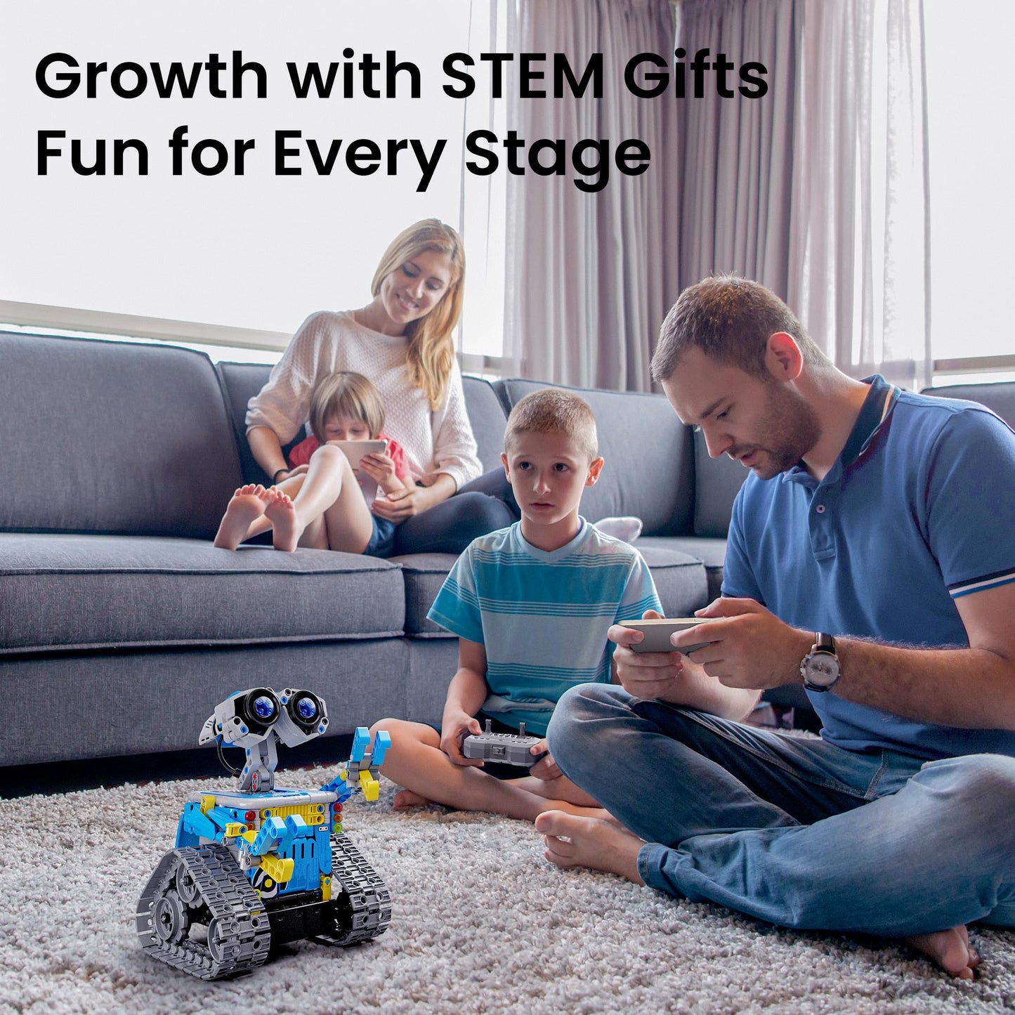 Robot Building Kit with Remote Control