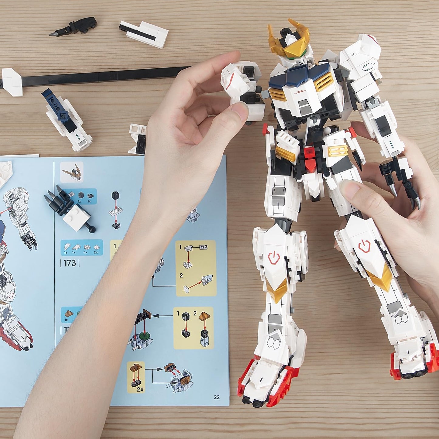 Transforming Robot Building Set for Adults, 2 in 1 City Warrior Mech & Fighter Jet Building Toy Model, 952 Pcs Creative Collectible Gift for Boys Kids 8-12