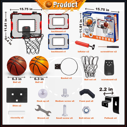Indoor Basketball Hoop for Kids