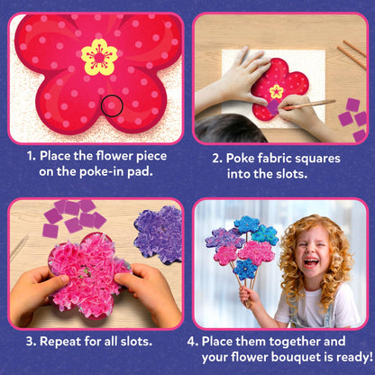 Skillmatics Poke-in Art - Magical Princesses, Mess-Free Fun for Kids, DIY Wood Craft Kits, Creative Activity, Gifts for Girls & Boys Ages 4, 5, 6, 7, 8, 9