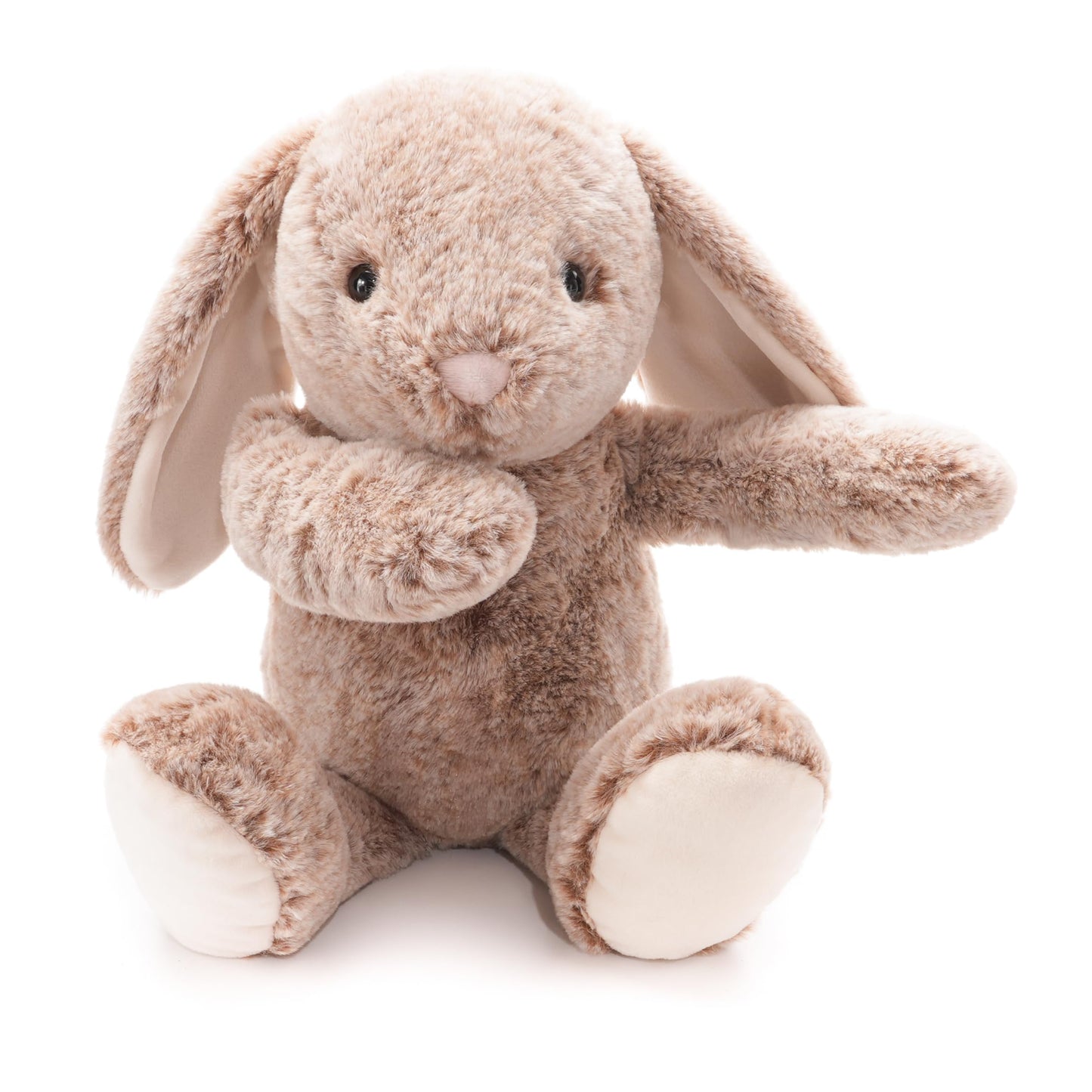 Beige Cream Bunny Rabbit Stuffed Animals Plush Toys for Kids Girls Boys Baby Birthday Bedtime Gift,17.7 inches