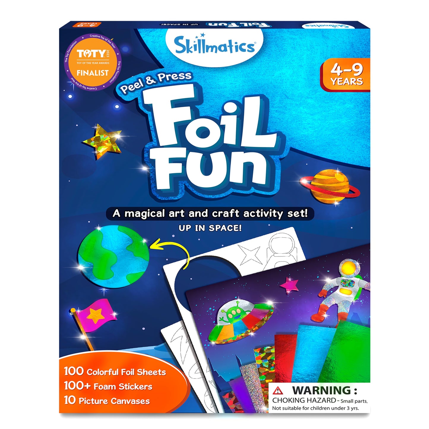 Skillmatics Foil Fun - Unicorns & Princesses, No Mess Art for Kids, Craft Kits & Supplies, DIY Creative Activity, Travel Toys, Gifts for Ages 4, 5, 6, 7, 8, 9