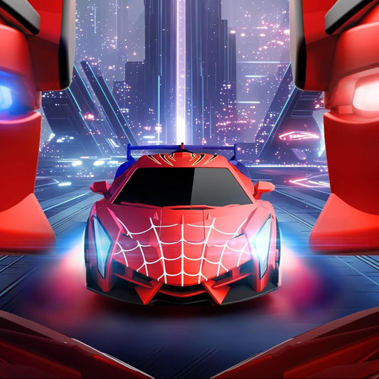 Spider Transform RC Cars Toys with Eye & Underbody Lights