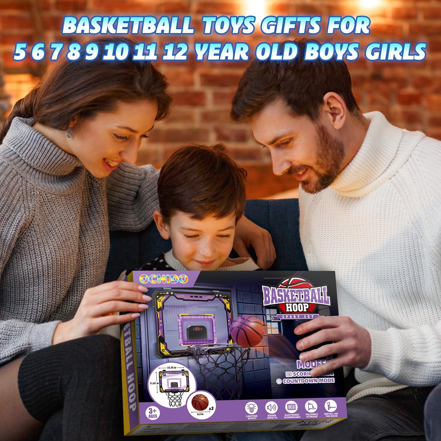 Indoor Basketball Hoop for Kids
