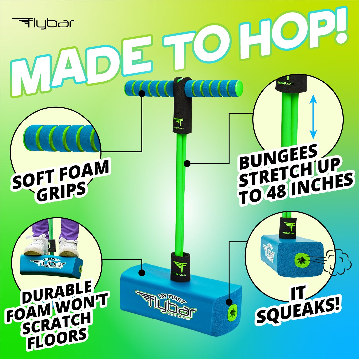 Flybar My First Foam Pogo Jumper for Kids
