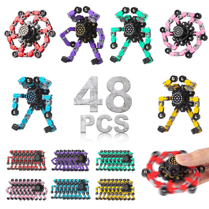 Transformable Fidget Spinners Set