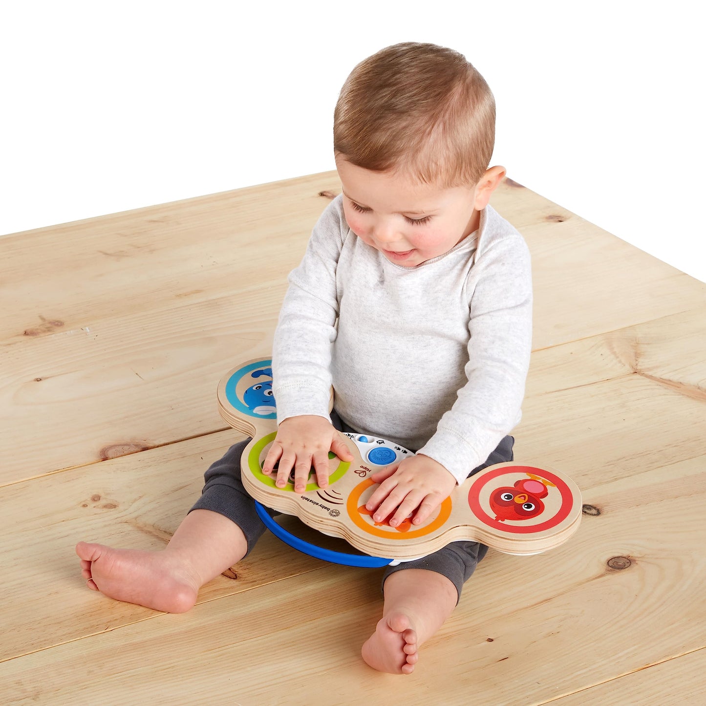 Baby Einstein and Hape Magic Touch Wooden Toy Piano, Montessori Musical Learning Toy for Babies and Toddlers 6mo+