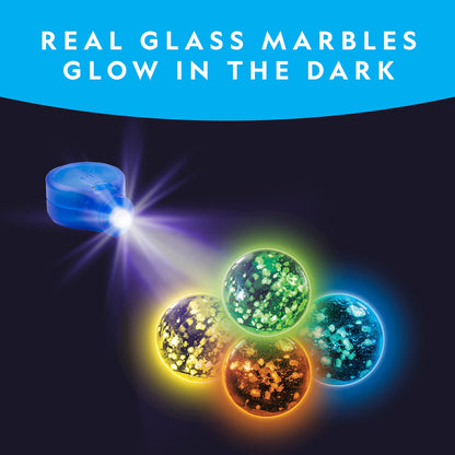 Glowing Marble Run Construction Set