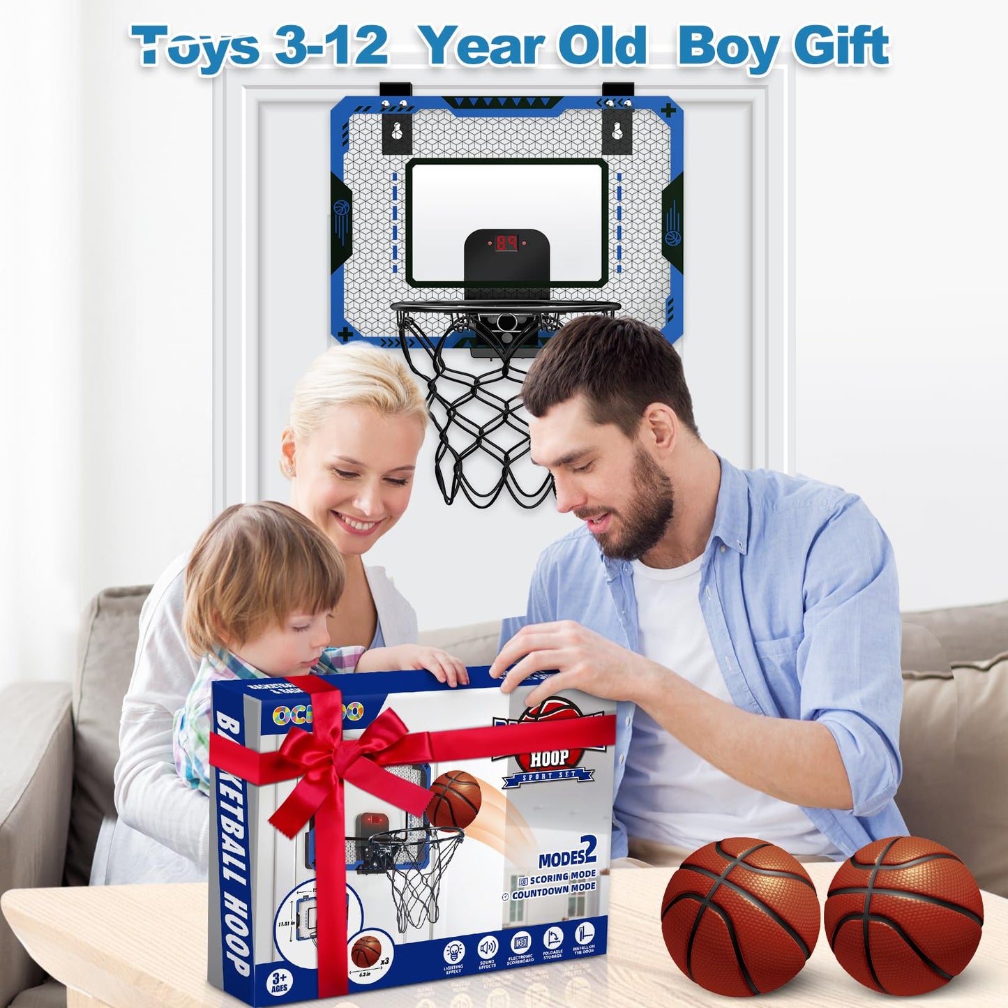 Indoor Basketball Hoop for Kids