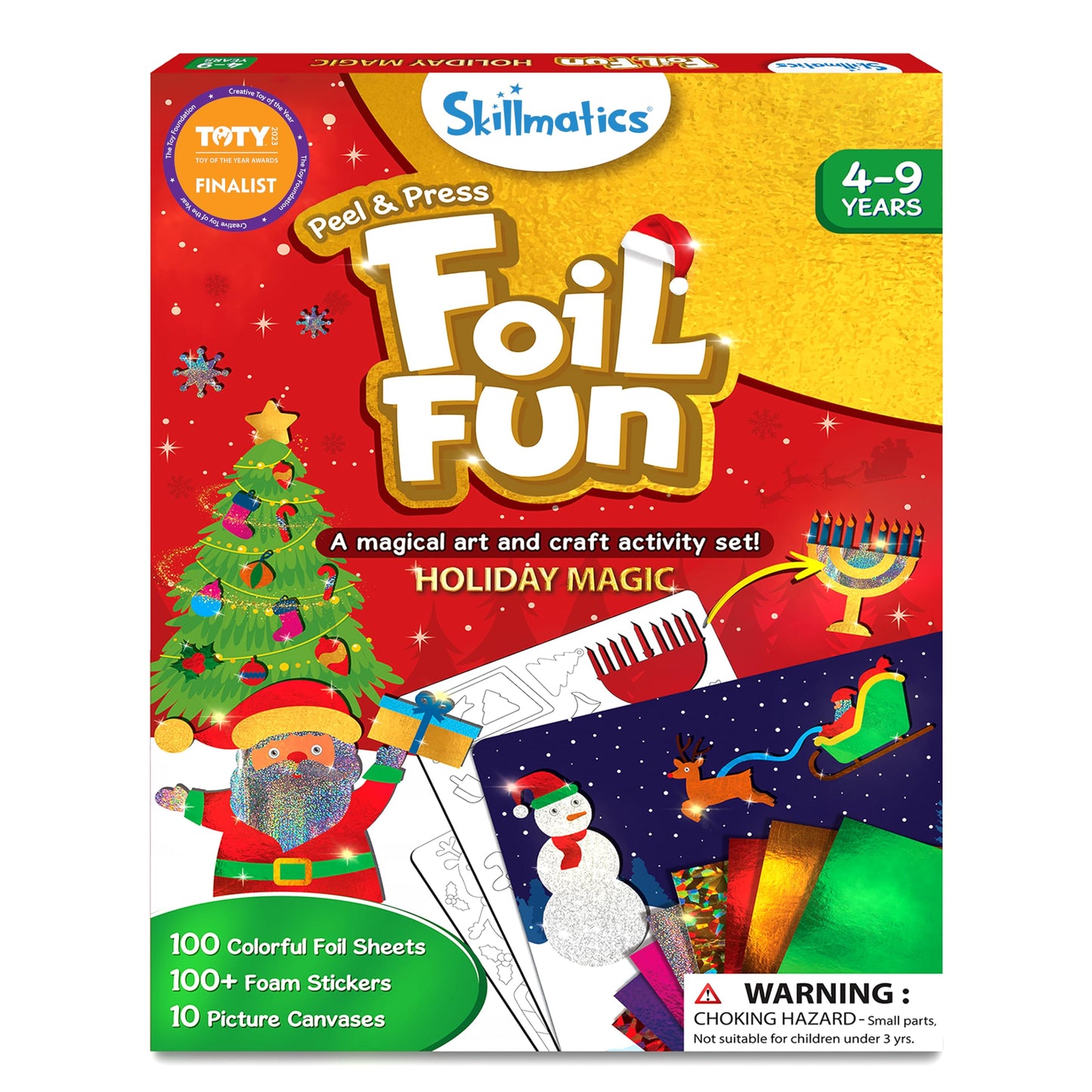 Skillmatics Foil Fun - Unicorns & Princesses, No Mess Art for Kids, Craft Kits & Supplies, DIY Creative Activity, Travel Toys, Gifts for Ages 4, 5, 6, 7, 8, 9