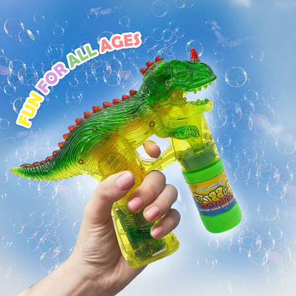 Upgraded Dinosaur Bubble Blower Gun