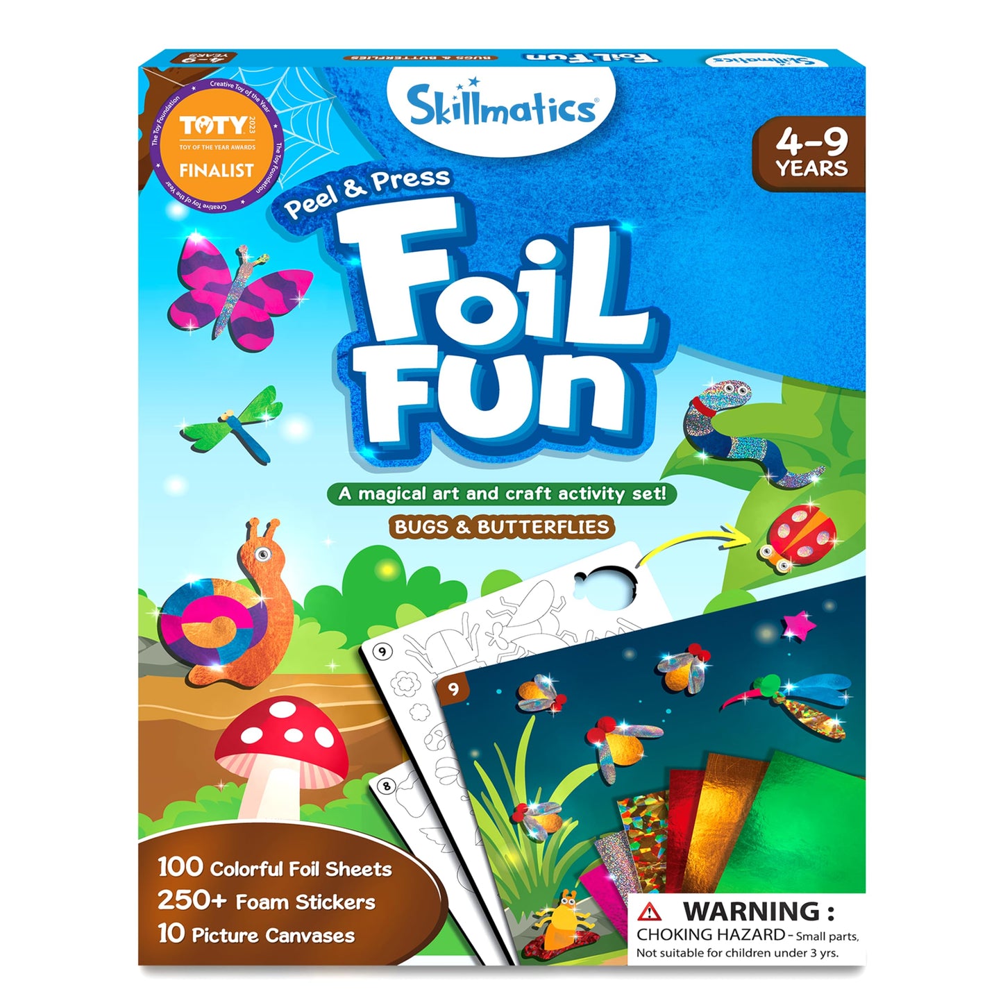 Skillmatics Foil Fun - Unicorns & Princesses, No Mess Art for Kids, Craft Kits & Supplies, DIY Creative Activity, Travel Toys, Gifts for Ages 4, 5, 6, 7, 8, 9