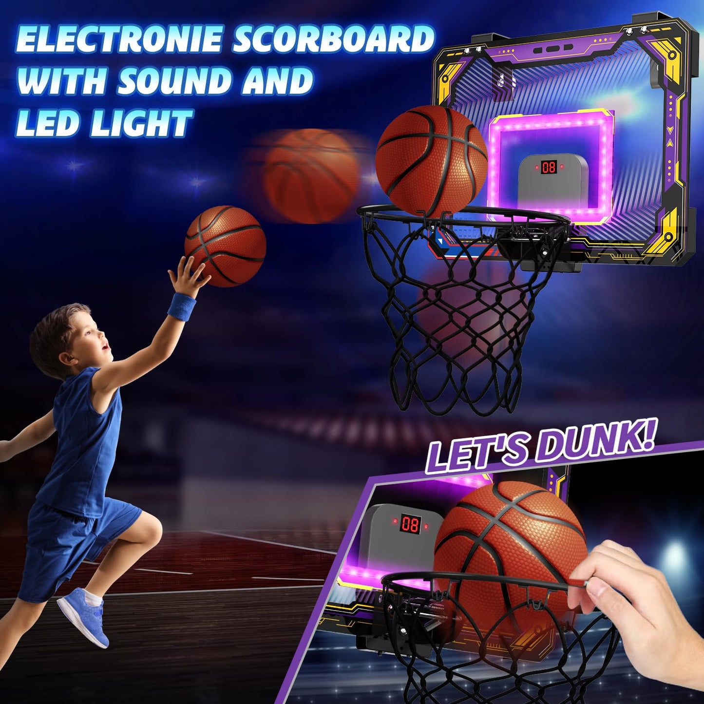 Indoor Basketball Hoop for Kids