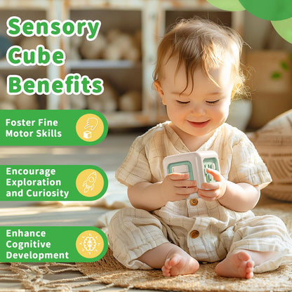 Busy Cube Toys for 1 Year Old Girl Gifts, Montessori for Baby Girl, Travel Sensory Toys for Toddlers 1-3, Learning Fine Motor Skills| 1st Birthday Girl Gifts 12 Months +