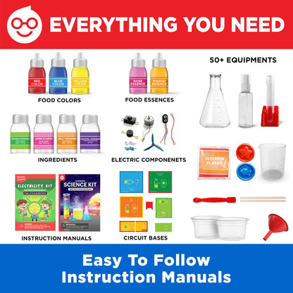 Doctor Jupiter My First Science Kit for Kids Ages 4-5-6-7-8| Birthday Gift Ideas for 4-8-12 Year Old Boys & Girls| Toy Stem Kit with 100+ Experiments| Learning & Educational, Summer Activities