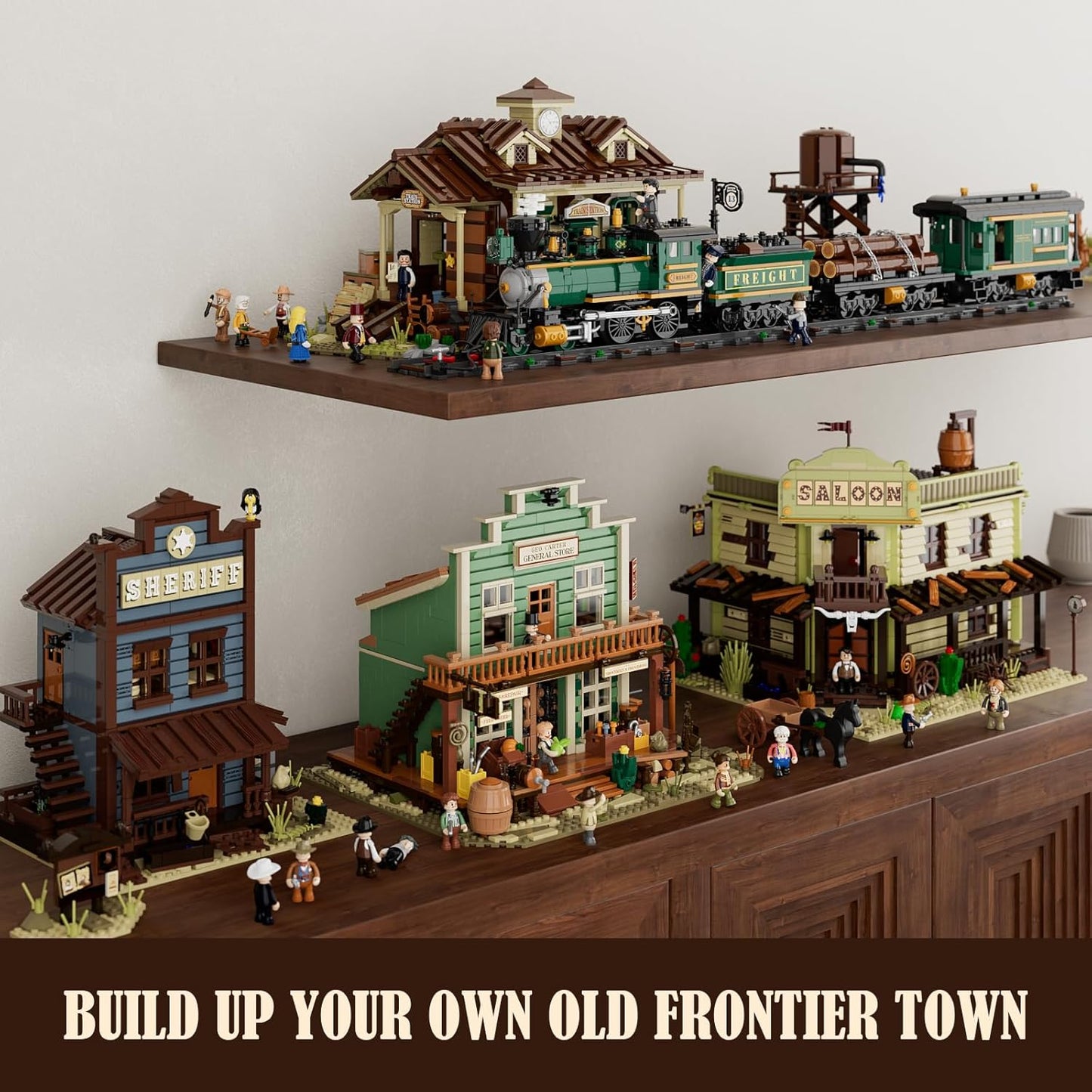 Western General Store Lighting Building-Bricks Set