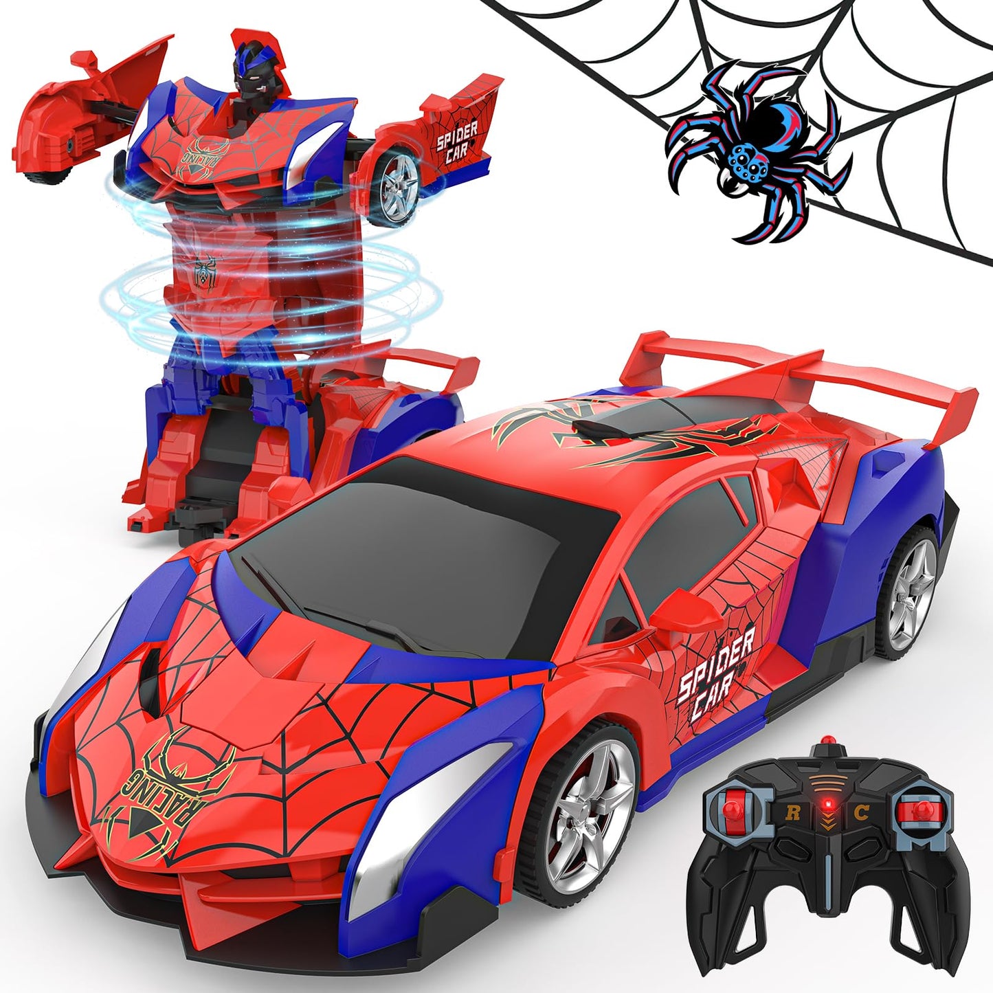 BLUEJAY Transform Rc Cars | Orange and White