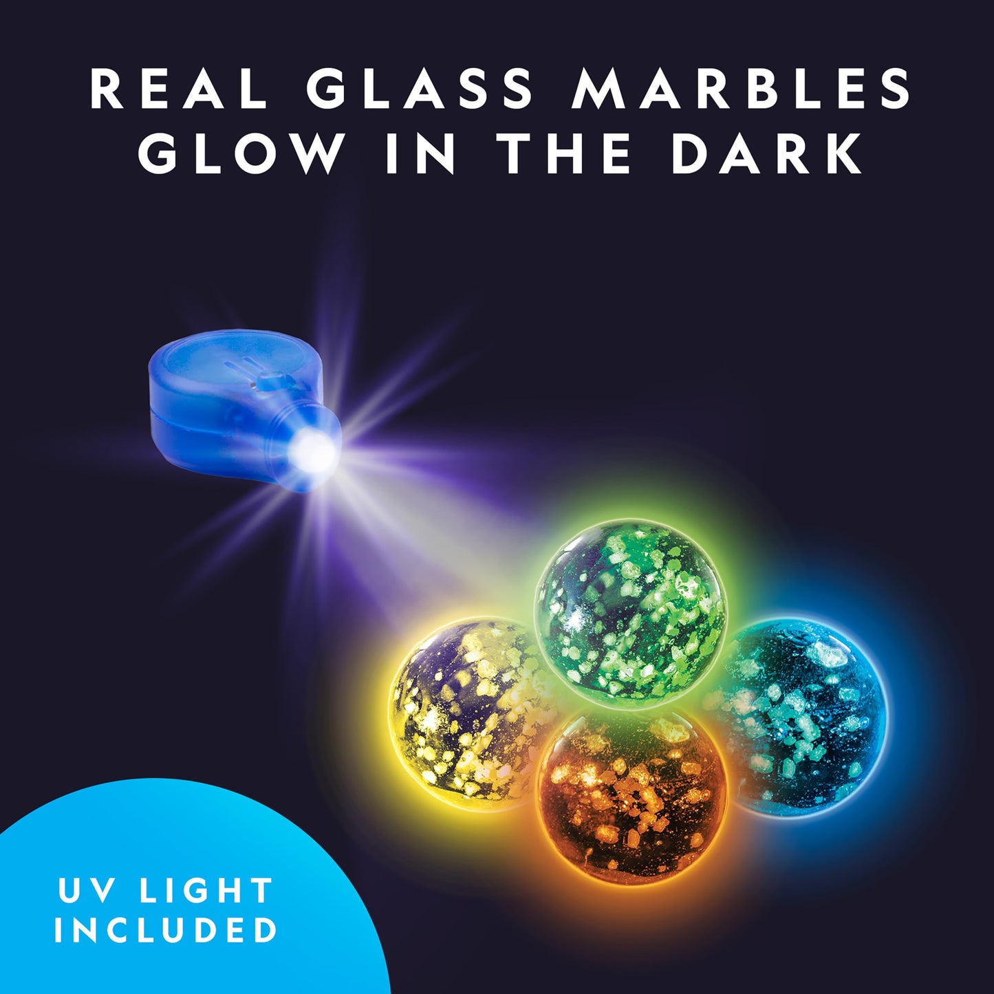 Glowing Marble Run Construction Set