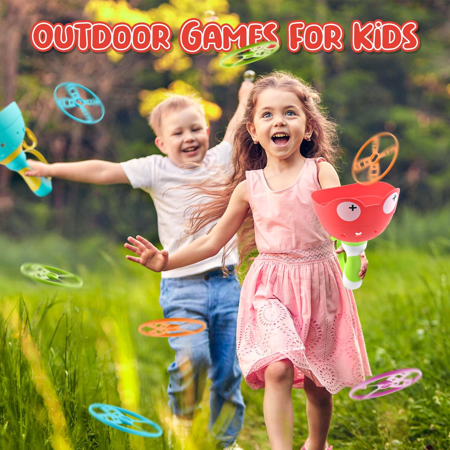 Outside Toys for Kids Ages 4-8 - Manual Capture Catching Game