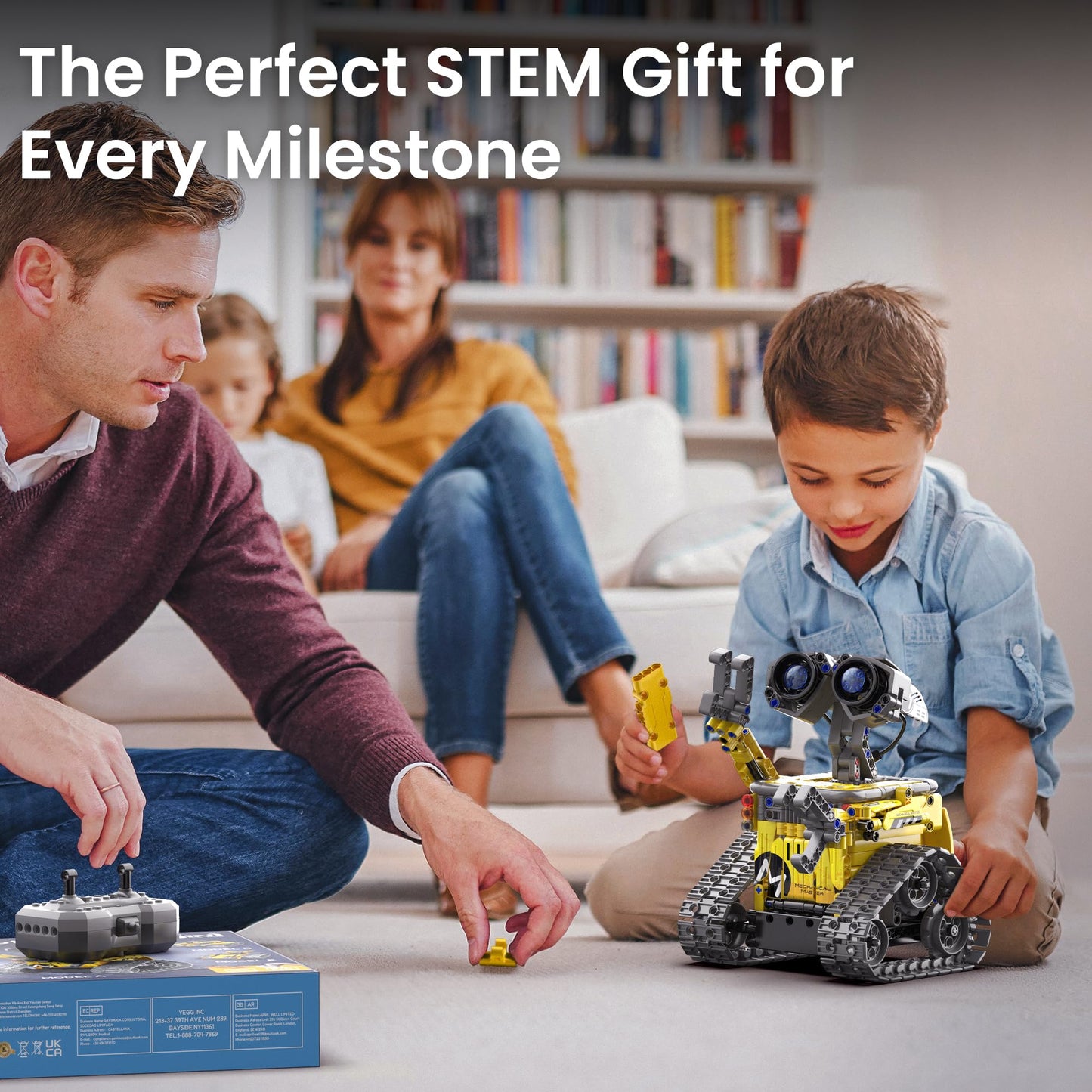 Robot Building Kit with Remote Control