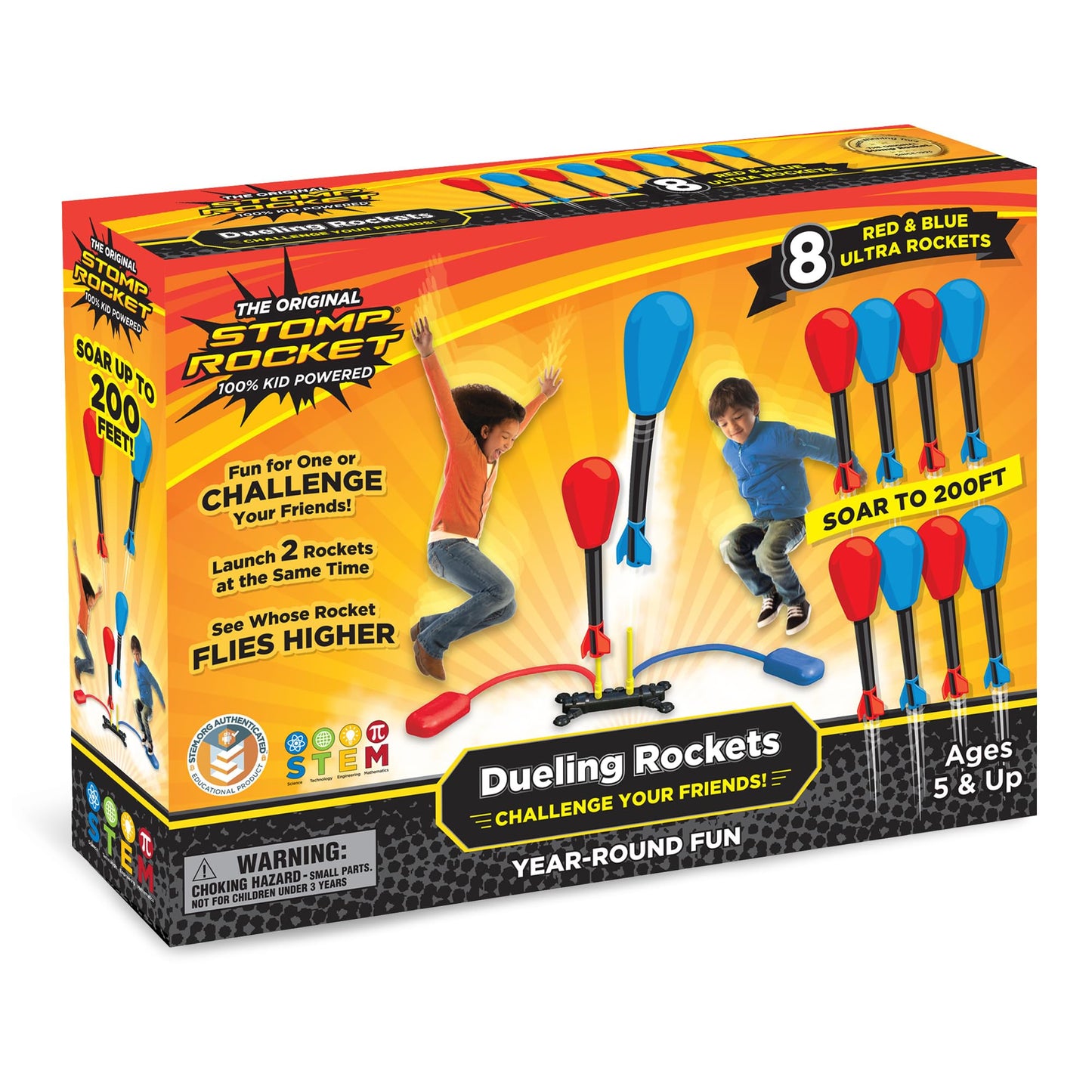 Stomp Dueling Rocket Launcher for Kids