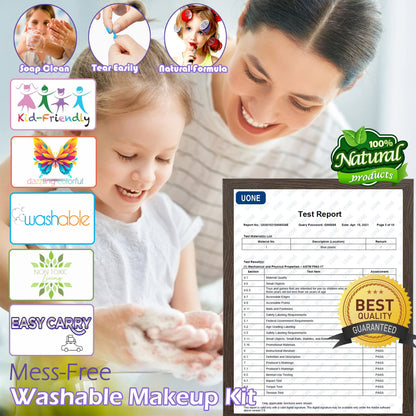 Kids Makeup Sets for Girls - Kids Makeup Sets for Girls 5-8, Maquillaje para Niñas, Play Make Up Kit, Best Toys for Little Girl,Princess Toddler Kid Stuff, Ages3456789 10 Year Old Girl Birthday Gifts