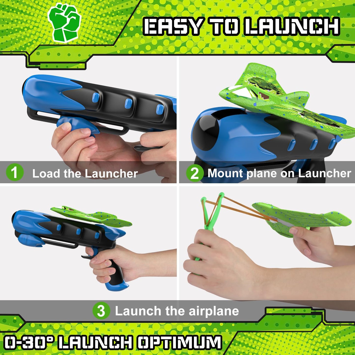 3 Pack Airplane Launcher Toys,