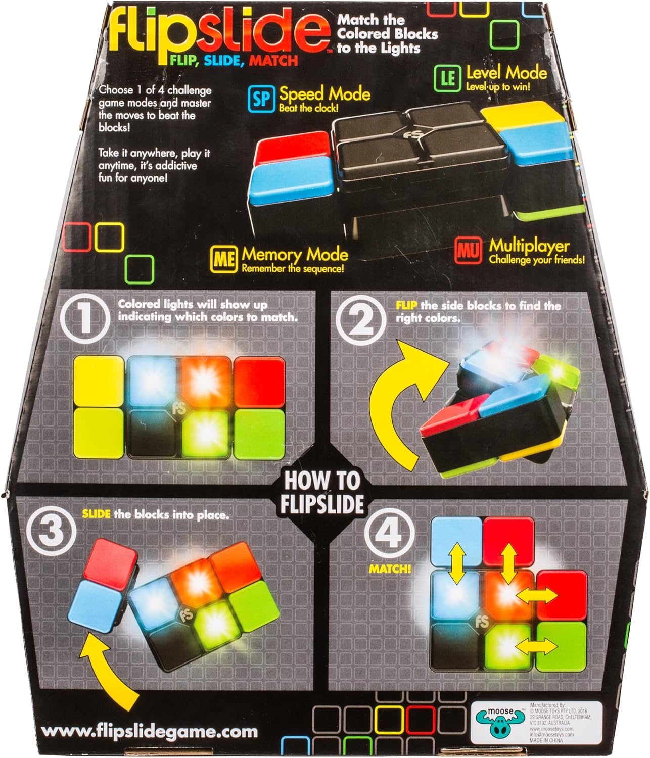Flipslide Game - Electronic Handheld Game
