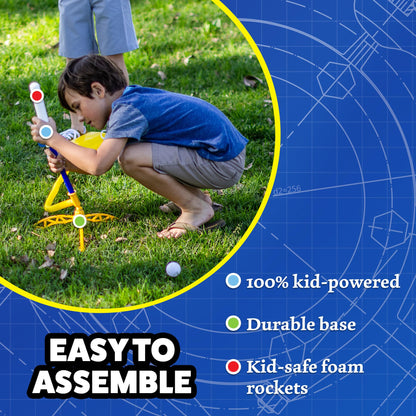 Stomp Rocket Jr Multi-Color Rocket Launcher for Kids