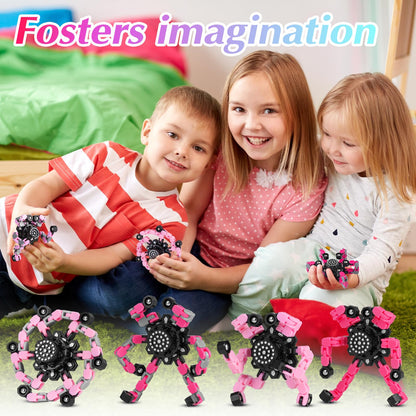 Transformable Fidget Spinners Set