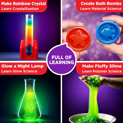 Doctor Jupiter My First Science Kit for Kids Ages 4-5-6-7-8| Birthday Gift Ideas for 4-8-12 Year Old Boys & Girls| Toy Stem Kit with 100+ Experiments| Learning & Educational, Summer Activities