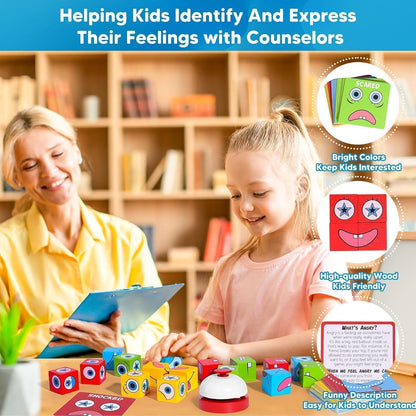 Feelings Cube Game for Kids Social Emotional Learning