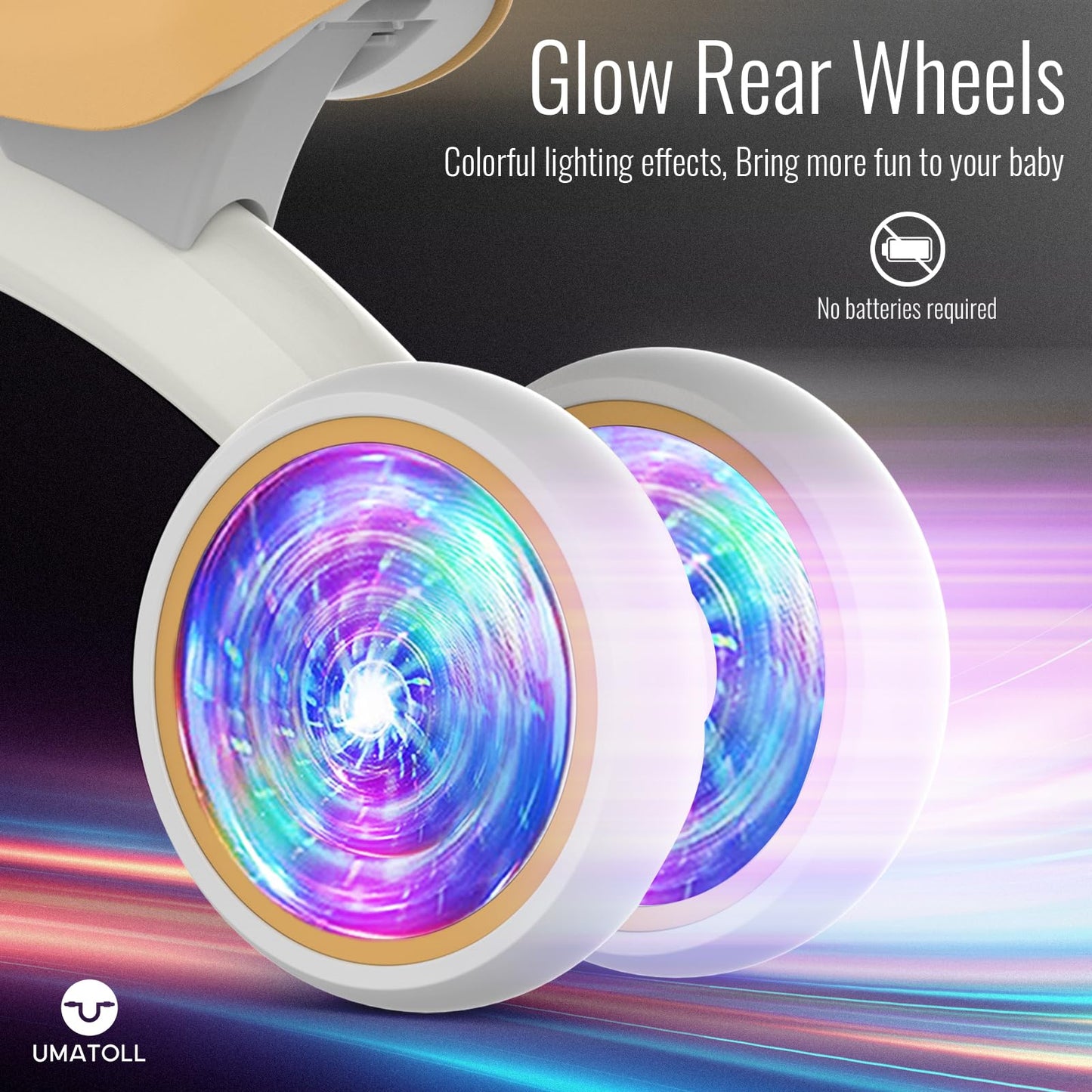 Colorful Lighting Baby Balance Bike Toys
