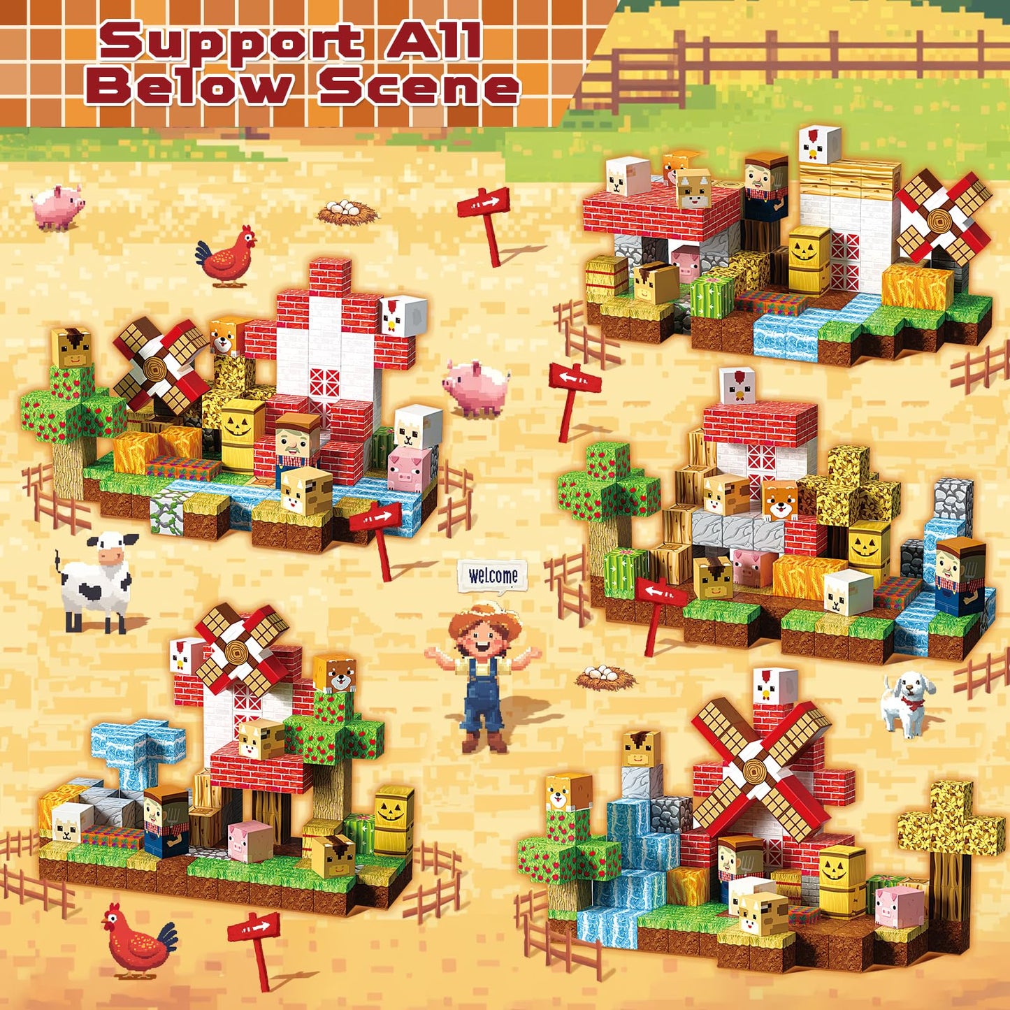 Goody King Magnetic Building Blocks