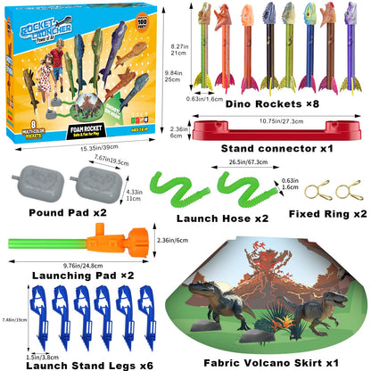 Dinosaur Rocket Launcher for Kids