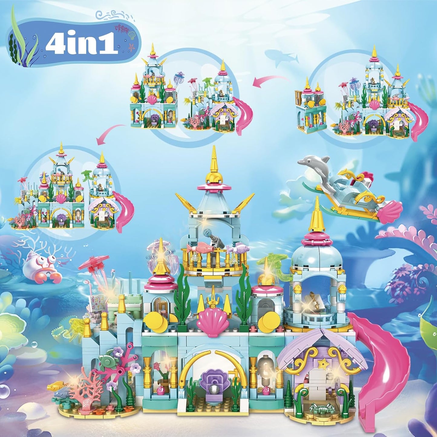 Girls Castle Princess Building Toys