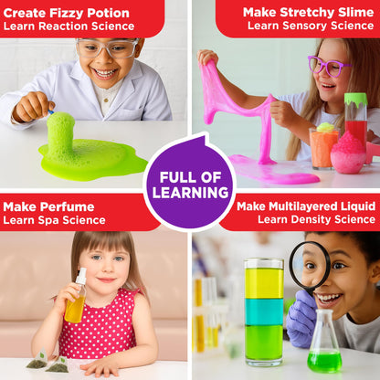 Doctor Jupiter My First Science Kit for Kids Ages 4-5-6-7-8| Birthday Gift Ideas for 4-8-12 Year Old Boys & Girls| Toy Stem Kit with 100+ Experiments| Learning & Educational, Summer Activities