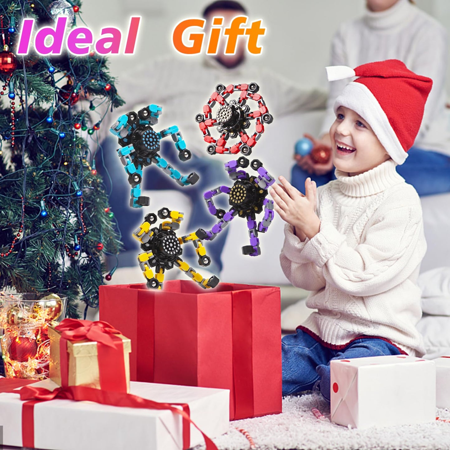 Transformable Fidget Spinners Set