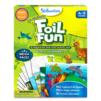 Skillmatics Foil Fun - Unicorns & Princesses, No Mess Art for Kids, Craft Kits & Supplies, DIY Creative Activity, Travel Toys, Gifts for Ages 4, 5, 6, 7, 8, 9