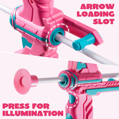 Pink Bow and Arrow Set for Girls