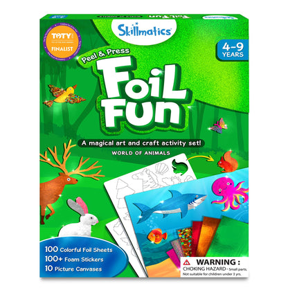 Skillmatics Foil Fun - Unicorns & Princesses, No Mess Art for Kids, Craft Kits & Supplies, DIY Creative Activity, Travel Toys, Gifts for Ages 4, 5, 6, 7, 8, 9