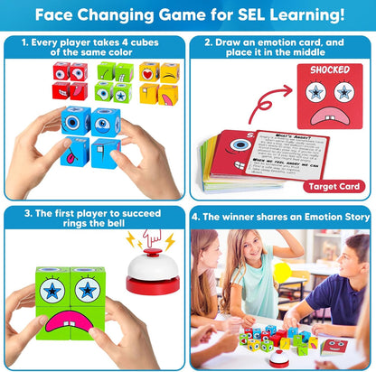 Feelings Cube Game for Kids Social Emotional Learning