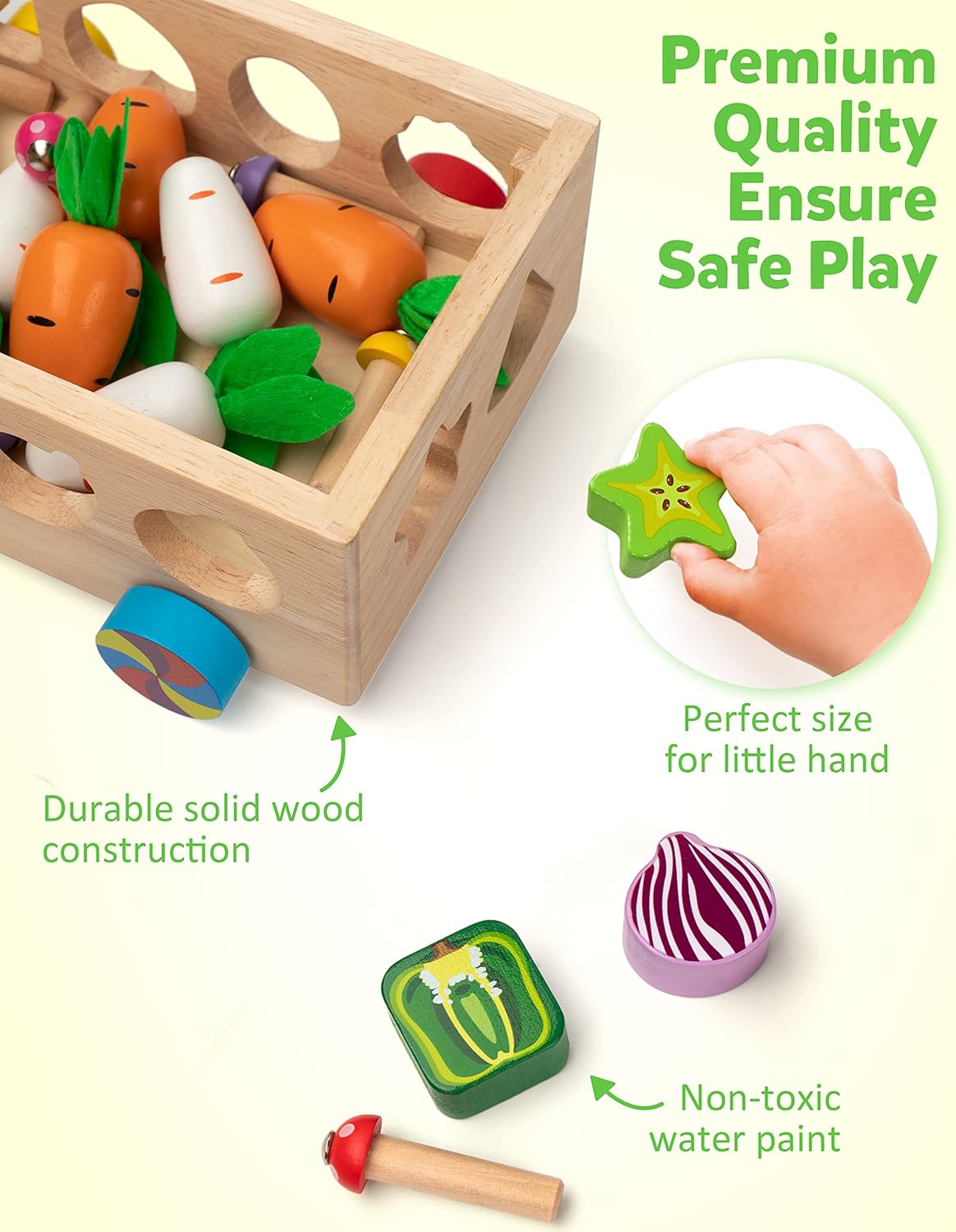 Montessori Fine Motor Toys for Baby Toddler