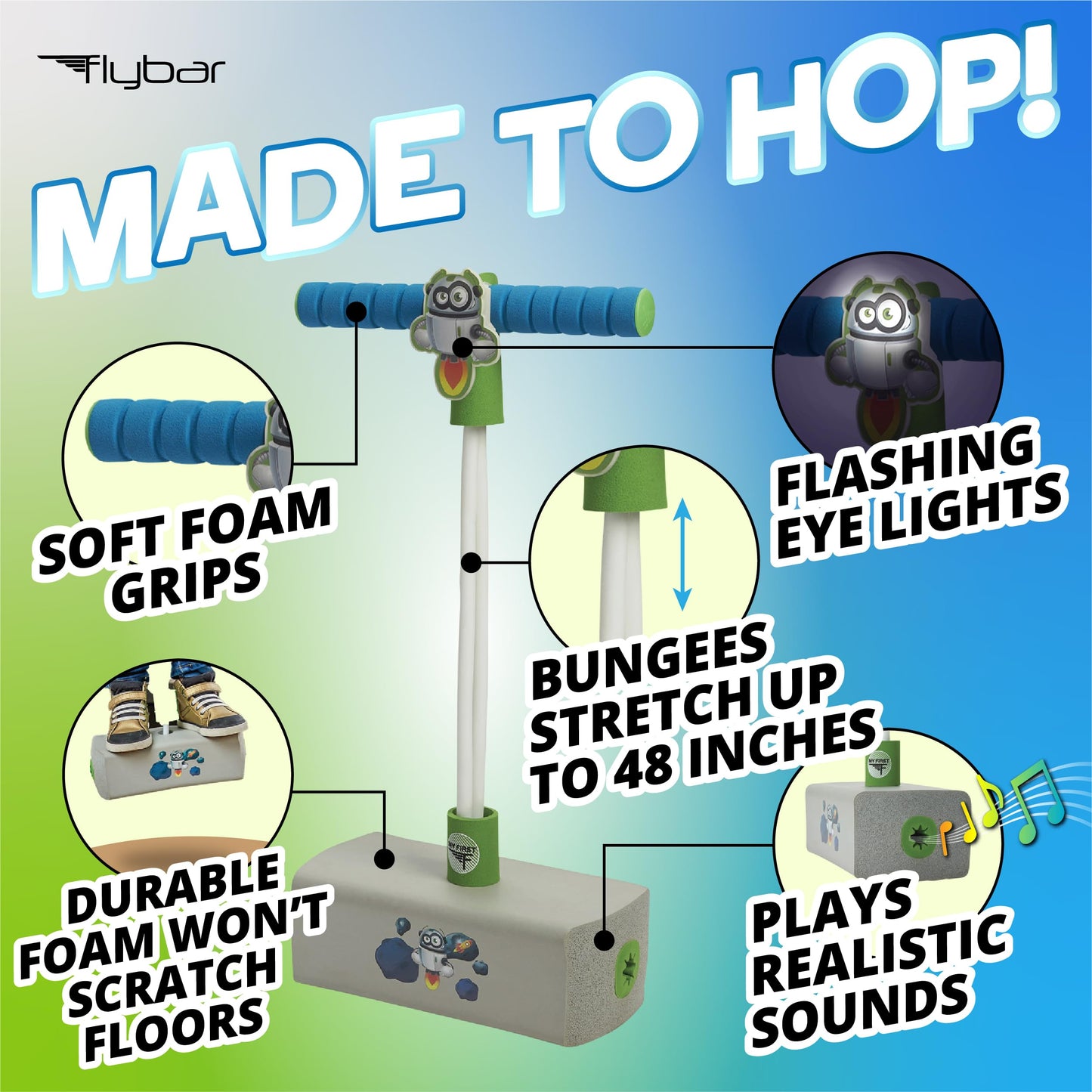 Flybar My First Foam Pogo Jumper for Kids